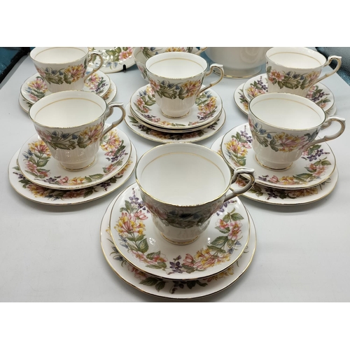 70 - Paragon China 22 Piece Tea Set in the 'Country Lane' Pattern.