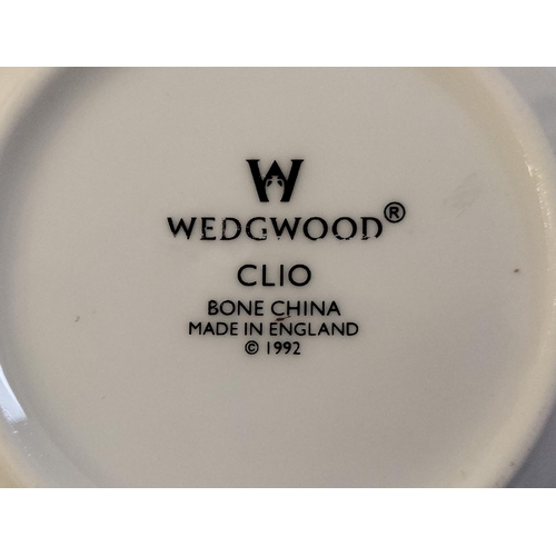 87 - Wedgwood 16 Piece Part Tea Set in the 'Clio' Pattern. Seconds Quality. Rubbing to Spout Gilding.