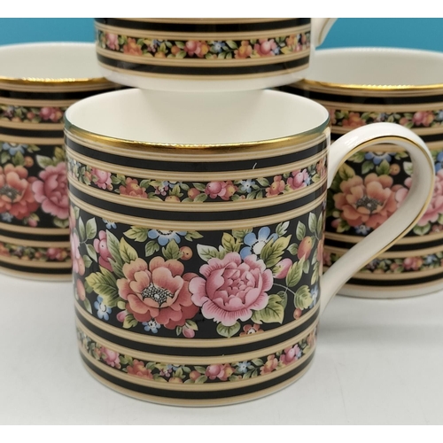 89 - Wedgwood China Mugs in the 'Clio' Pattern (4).