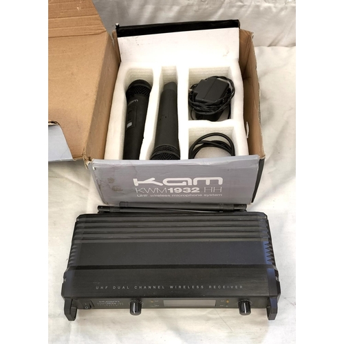 KAM KWM 1932 HH VHF Wireless Microphone System Boxed