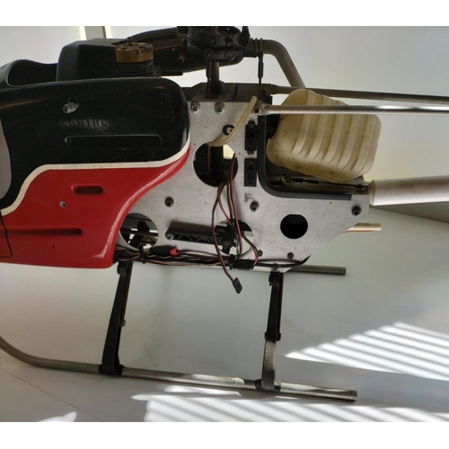 3 - G.Acts Helicopter with Petrol Engine. Untested. No Remote. 117cm Long. Rotary Span 114cm.