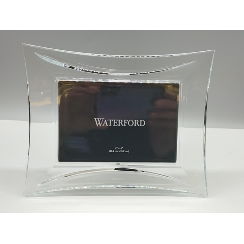 8 - Waterford Crystal Picture Frame. 24cm x 19cm.