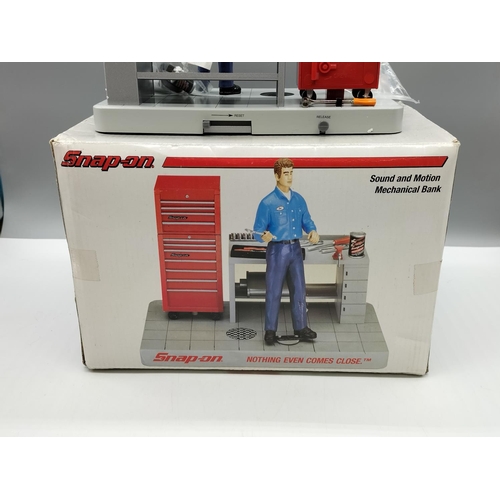 80 - Snap-On Sound and Motion Mechanical Bank in Original Box.