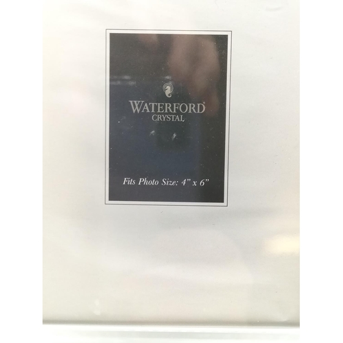 9 - Waterford Crystal Picture Frame. 24cm x 19cm.