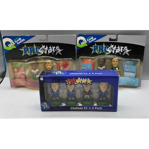 141 - 3 Sets of Corinthian Prostars - Chelsea, Aston Villa and Manchester City.