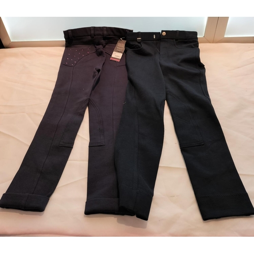 169 - 2 x Brand New with Tags Child's Horse Riding Trousers/Jodhpurs. Children's Size 22.