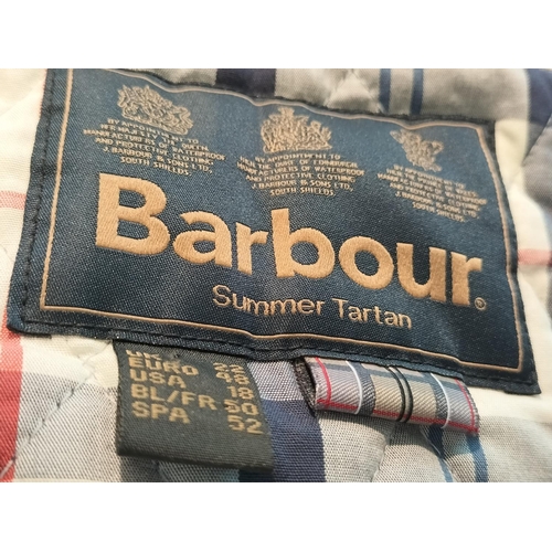 178 - New with Tags Barbour 'Summer Tartan' Coat. Size 22.