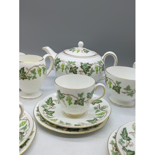 180 - Wedgwood 'Santa Clara' 18 Piece Part Tea Set.