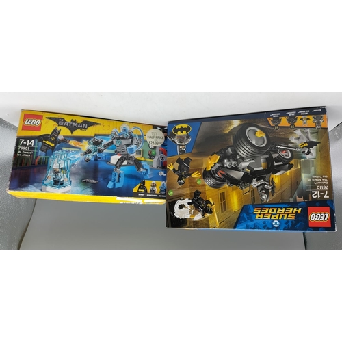 188 - Batman Lego Sets (2) - 'Batman the Attack of the Talons 76110' and 'Mr Freeze Ice Attack 70901'.