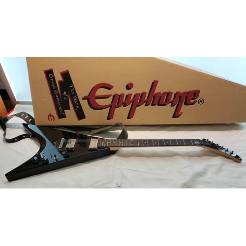 201 - Rare Epiphone Demon V Electric Guitar 2001. Only 1000 Made but only 200 (Of Which This is One) Had B... 