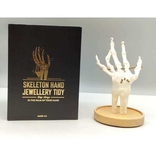 204 - Skeleton Hand Jewellery Tidy/Holder - Boxed.