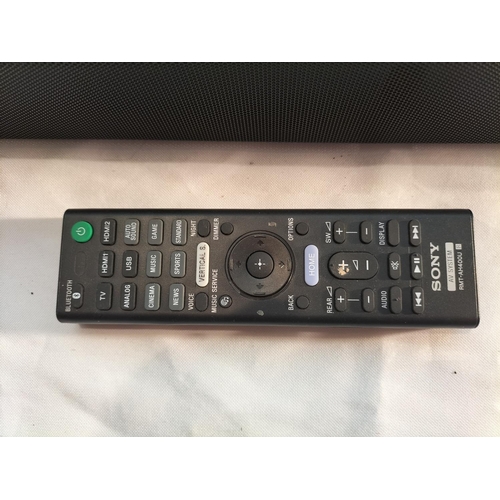 24 - Sony SA/ZF9 Sound Bar Bass Bin and Remote W/O. Wireless Connection. Sound Bar 100cm Long, Bass Bin 3... 