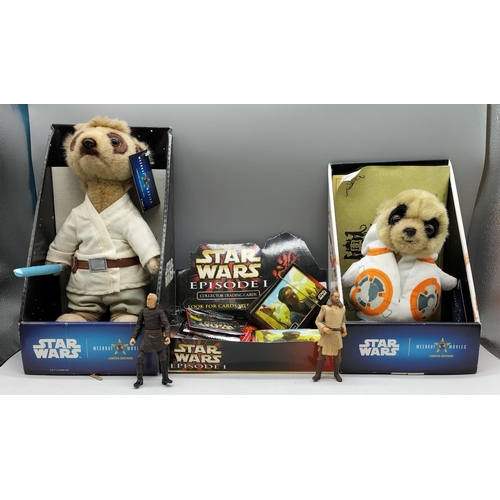 269 - Collection of Star Wars Items to include Cards, Figures, Plush Toys, etc.