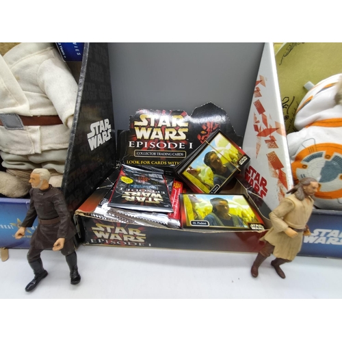 269 - Collection of Star Wars Items to include Cards, Figures, Plush Toys, etc.