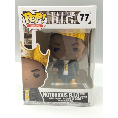 270 - 2 x Funko Pops - Notorious B.I.G (77) and Boo (386).