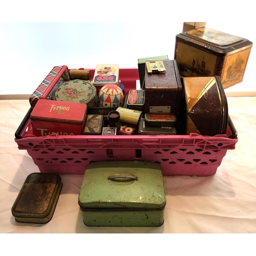 274 - Collection of Vintage Tins to include Oxo, Colmans Mustard, Pears Soap, etc.