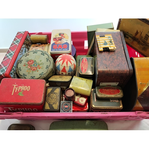 274 - Collection of Vintage Tins to include Oxo, Colmans Mustard, Pears Soap, etc.