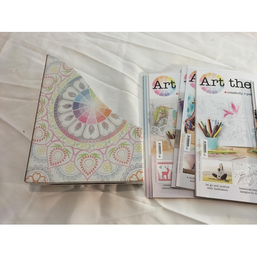 284 - 26 Piece Part Set of Adult Art Therapy Books.