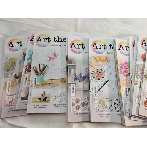 284 - 26 Piece Part Set of Adult Art Therapy Books.