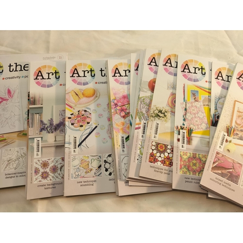 284 - 26 Piece Part Set of Adult Art Therapy Books.