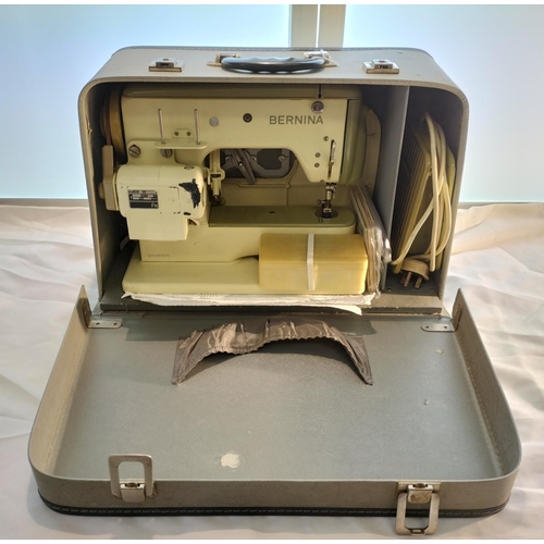 293 - Vintage Bernina 700 Electric Sewing Machine W/O with Foot Pedal, Case and Accessories.