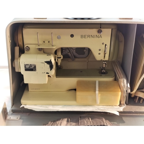 293 - Vintage Bernina 700 Electric Sewing Machine W/O with Foot Pedal, Case and Accessories.