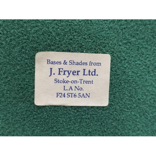 302 - J Fryer Ltd Lustre Ware Table Lamp W/O. 29cm to Top of Fitting.