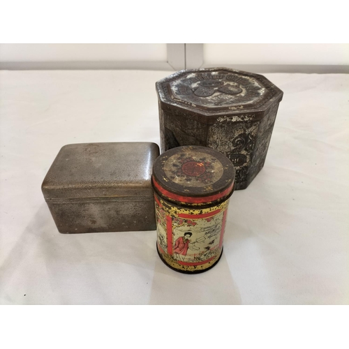 311 - Collection of Old Tins including OXO, Macfarlane Lang & Co Biscuit Tin, CWS Biscuits, etc.