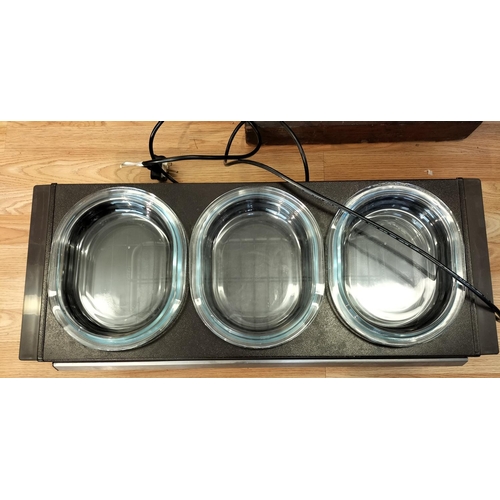 330 - Hostess Side Server/Plate Warmer. 18cm High, 73cm x 29cm. This Lot is Collection Only.