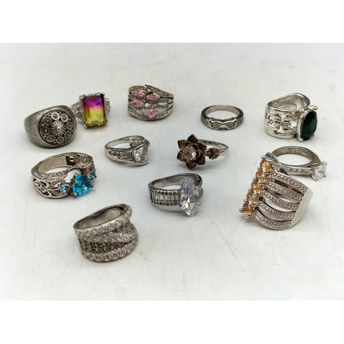 205A - Assorted Costume Rings (12).