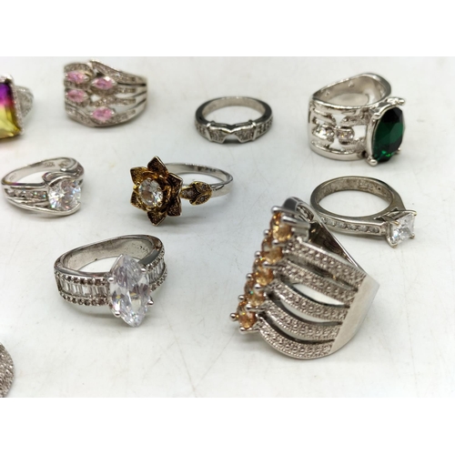 205A - Assorted Costume Rings (12).