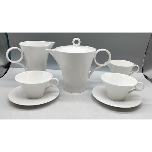 51 - Nick Monroe Art Deco Collection for Spode 7 Piece Part Coffee Set.