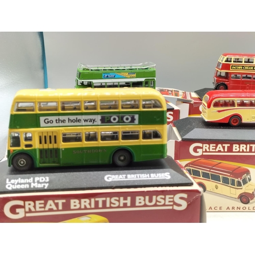 780 - Great British Die Cast Buses (5) Boxed.