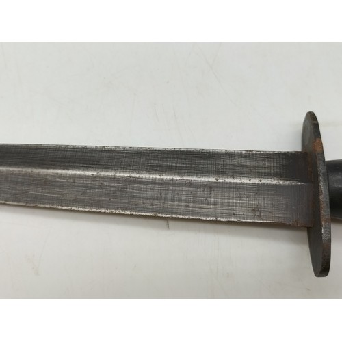 137 - Commando Dagger in Sheath. 29cm Long. Collection Only. Age ID Required.