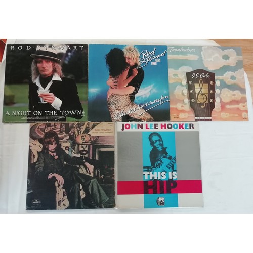 3 - Collection of 13 blues and classic rock albums to include Waysted, Yes, Rod Stewart, Steve Gibbons, ... 