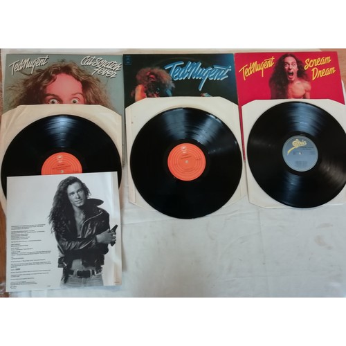 11 - Ted Nugent, 4 x LP EPC 82010, EPC 81196, EPC 86111,