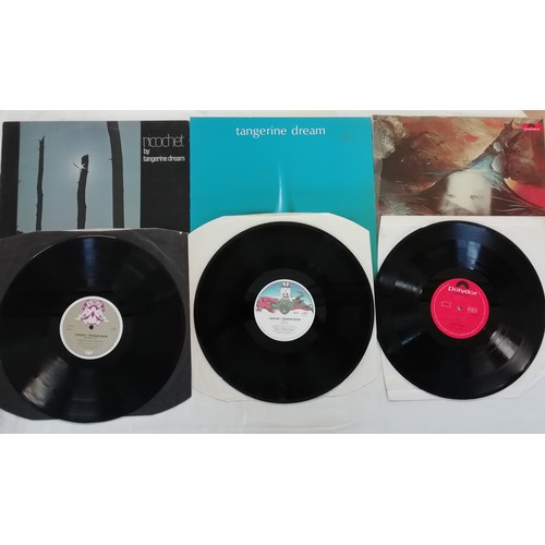 19 - Collection of 7 LP Tangerine Dream V2044 Ricochet A4-B3 Tan Label V2010 Phaedra A2-B2 first press V2... 