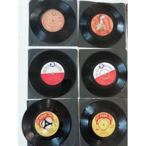 31 - Reggae, Collection of 11 7ich single records includes artists Derrick Morgan, Horace Faith, Nicky Th... 