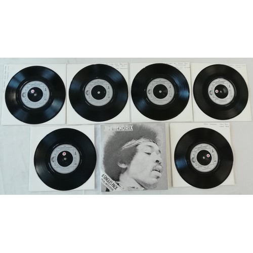 34 - Jimi Hendrix 6 single Ltd edition pack 260 8001 6x 7inch record pack also 2094-010 