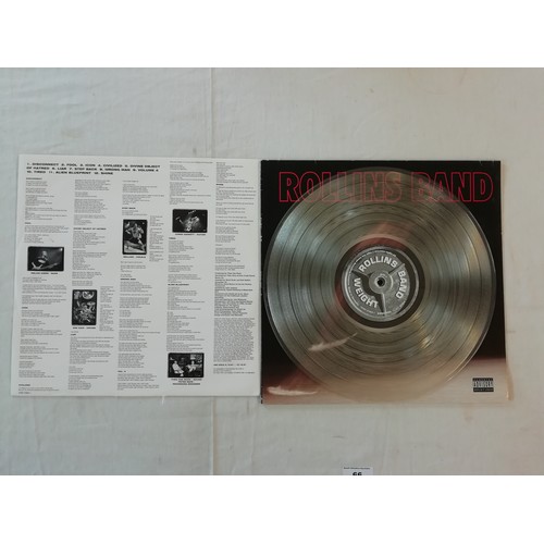 66 - Rollins Band Ltd Edition clear vinyl 727-21034-1 