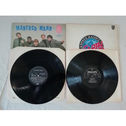 97 - Manfred Man & Blues Band 4 x Lp to include 6308 125 Glorified Magnified, EMs 1121 The Singles Album,... 