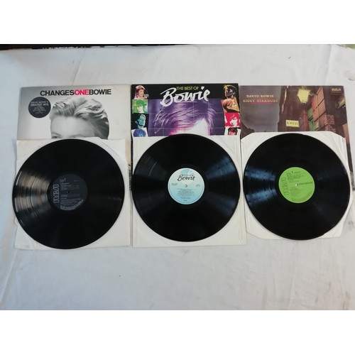 110 - David Bowie, collection of 3 Lp to include INTS 5063 