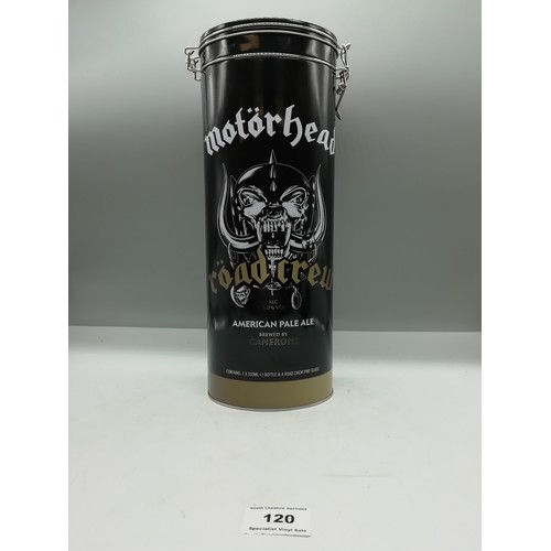 120 - Motorhead Road Crew Pale Ale Collectors set contains Bottle (with Contents) and pint glass