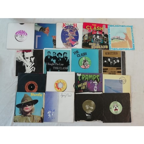 139 - Nice collection of Approx 15 New Wave / Punk/ synth pop includes rare HOOT.3 Agency Music 