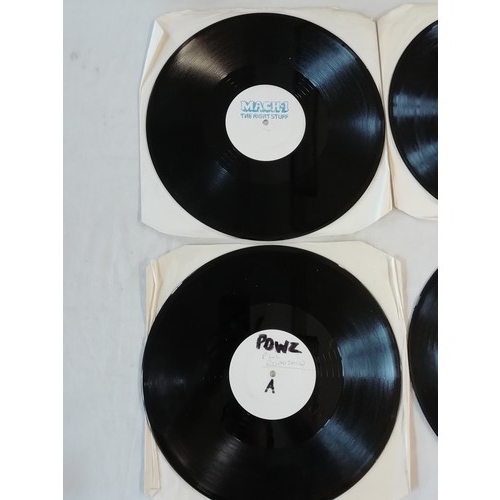 169 - Electronic Dance, 6 White Label Promo, factory, DJ pressings