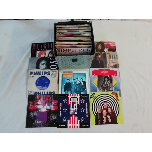 173 - Approx. 70, 7inch singles of various styles mostly 1980's-1990's pop/rock