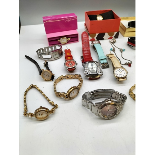 442 - Large Selection of Watches including 4 Boxed.