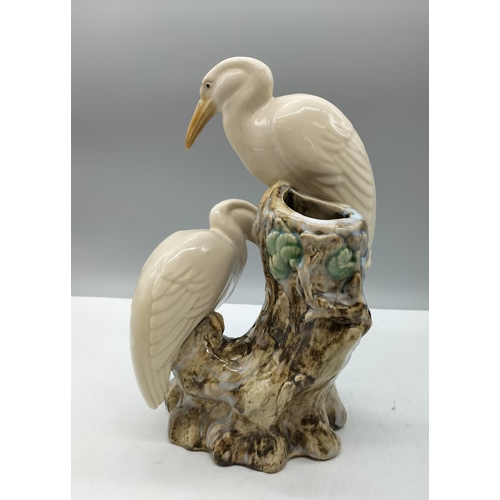 521 - Vintage 'Crane' Spill Vase. 26cm High.