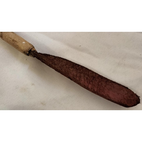 710 - Riding Crop with Horn Top. 77cm Long