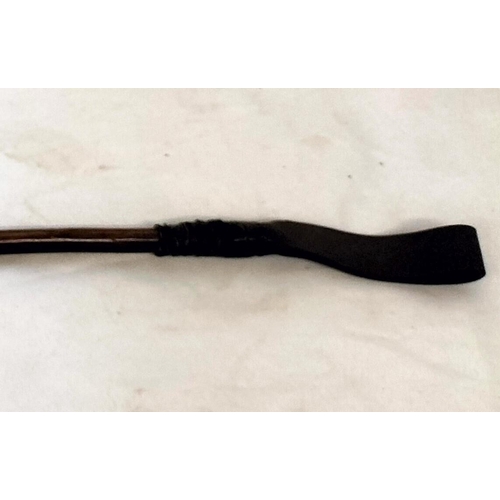 719 - Riding Crop with Metal Top. 70cm Long